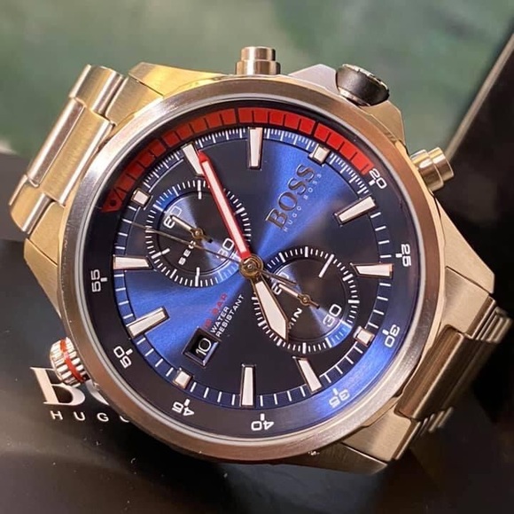 HB1513823 - Hugo Boss Men’s Globetrotter Chronograph Watch - Picture 5 of 10